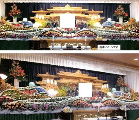 石岡セレモニーホールで葬儀を行なった写真