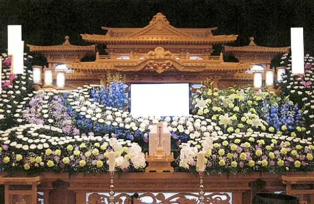 石岡セレモニーホールで葬儀を行なった写真