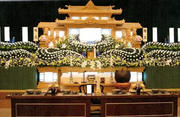 石岡セレモニーホールで葬儀を行なった写真