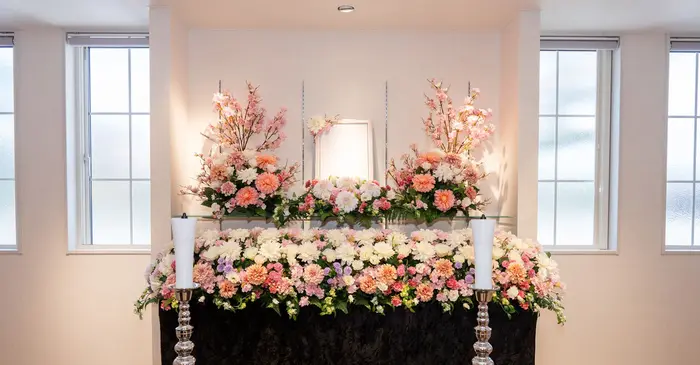 天国社(高崎ピクシー邸 桜想)で葬儀を行なった写真