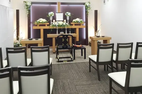 すいれん吉島会館で葬儀を行なった写真