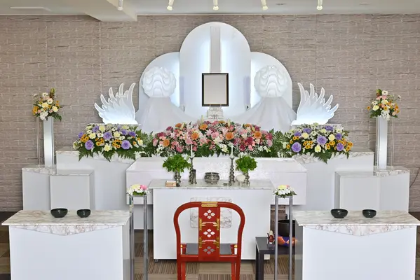 すいれん吉島会館で葬儀を行なった写真