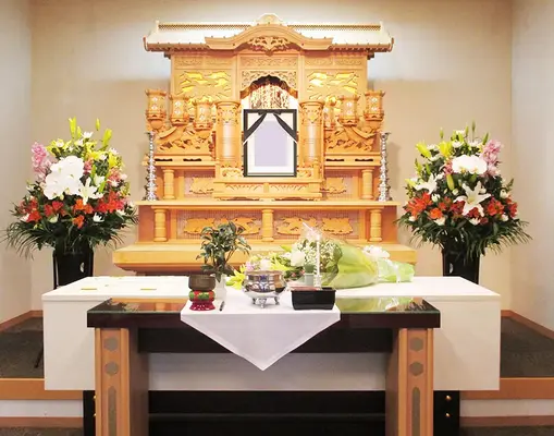 ECOなお葬式(上京区ECO葬ホール)で葬儀を行なった写真