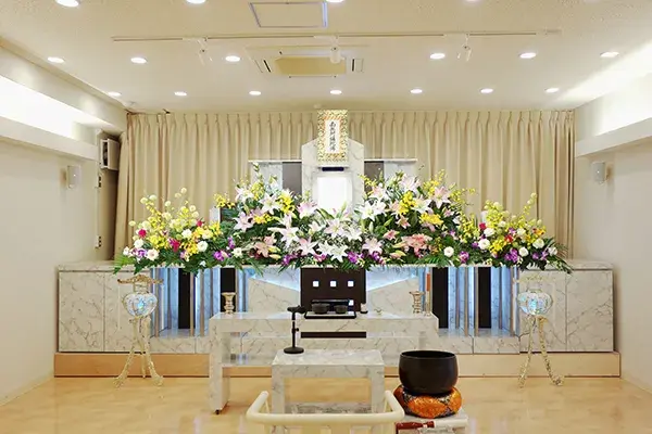 雅葬祭(いちい会館)で葬儀を行なった写真