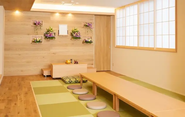 玉泉院 上熊本会館で葬儀を行なった写真