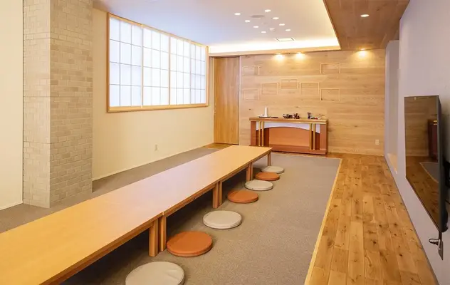 玉泉院 上熊本会館で葬儀を行なった写真