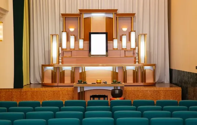 玉泉院 上熊本会館で葬儀を行なった写真