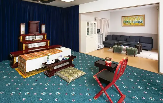 玉泉院 水前寺会館で葬儀を行なった写真