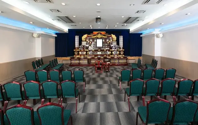 玉泉院 水前寺会館で葬儀を行なった写真