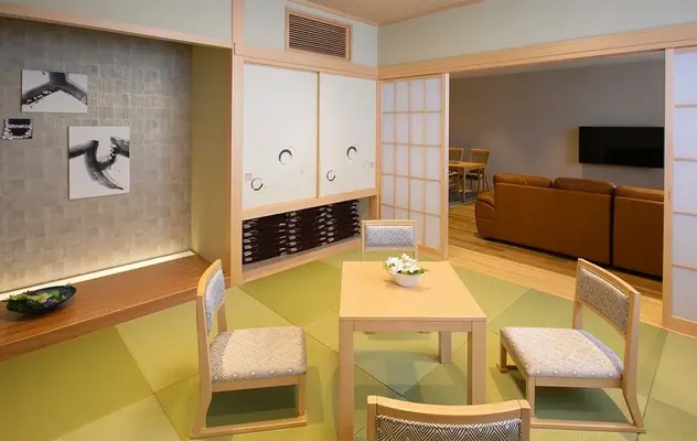 玉泉院 御領会館で葬儀を行なった写真