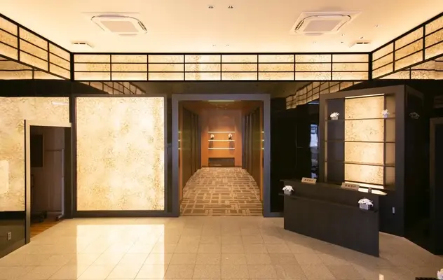 玉泉院 御領会館で葬儀を行なった写真