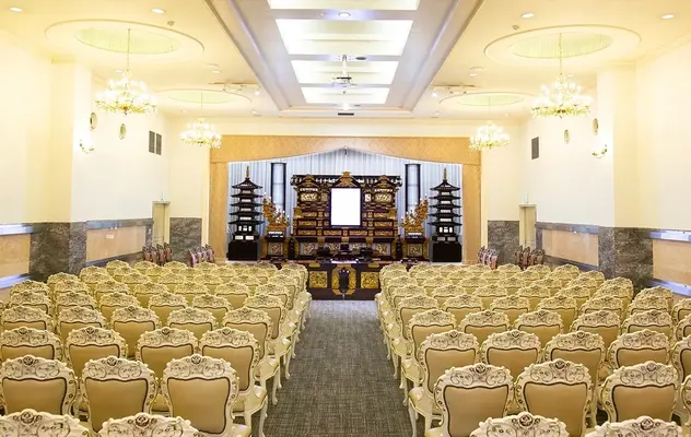 玉泉院 健軍会館で葬儀を行なった写真