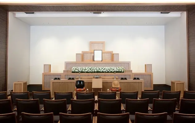 玉泉院 新外会館で葬儀を行なった写真