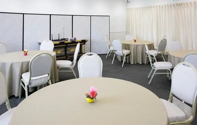 玉泉院　野中会館で葬儀を行なった写真