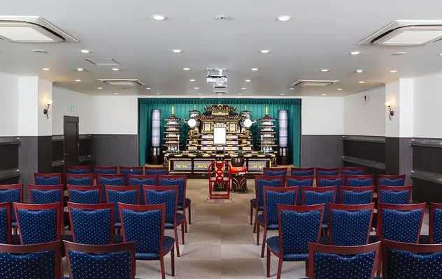 玉泉院　野中会館で葬儀を行なった写真