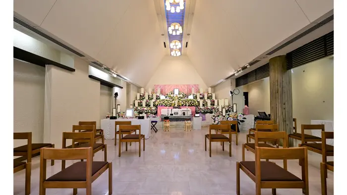 みなとメモリアルで葬儀を行なった写真