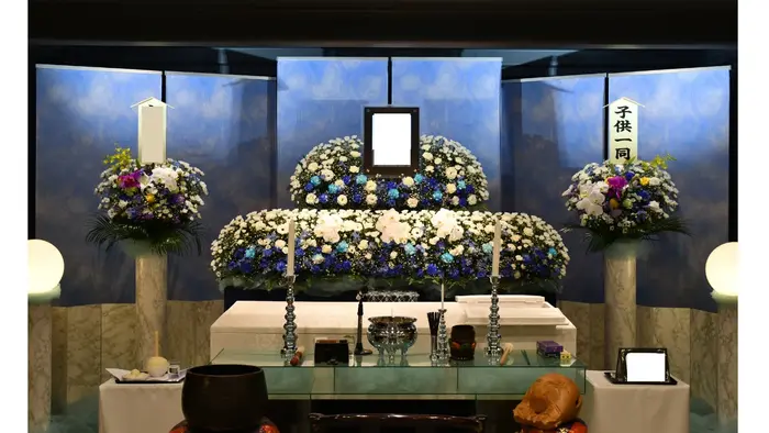 みなとメモリアルで葬儀を行なった写真