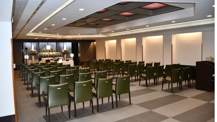 みなとメモリアルで葬儀を行なった写真