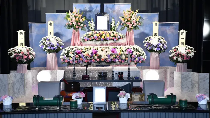 みなとメモリアルで葬儀を行なった写真