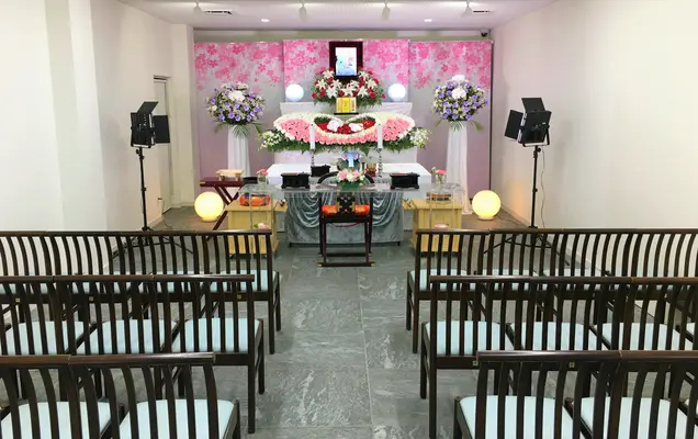 みなとメモリアルで葬儀を行なった写真