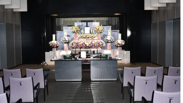 みなとメモリアルで葬儀を行なった写真