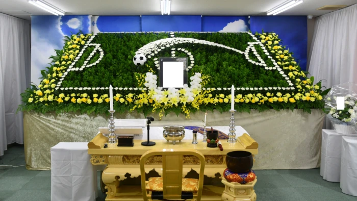 みなとメモリアルで葬儀を行なった写真