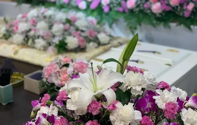 玉泉院 近見会館で葬儀を行なった写真