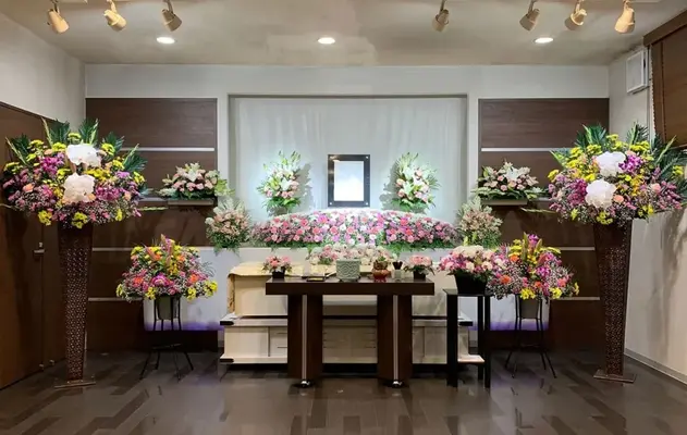 玉泉院 近見会館で葬儀を行なった写真