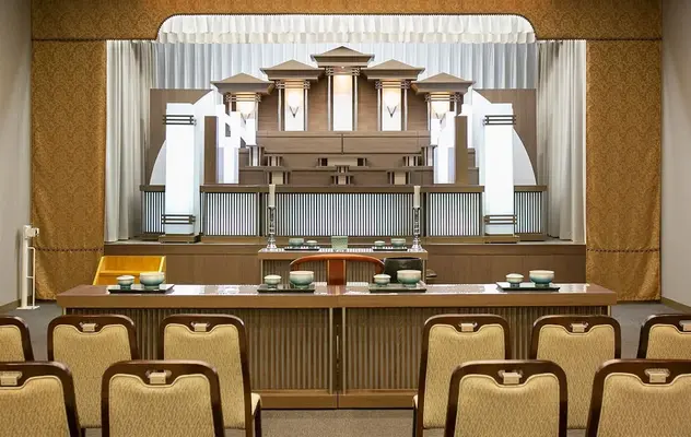 玉泉院 近見会館で葬儀を行なった写真