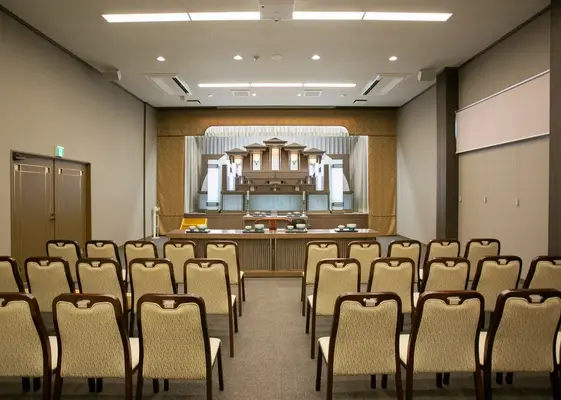 玉泉院 近見会館で葬儀を行なった写真