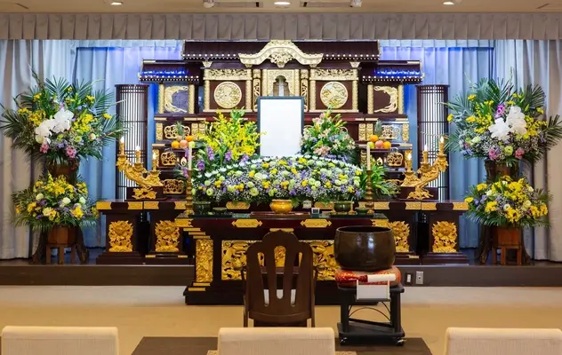 玉泉院 武蔵ヶ丘会館で葬儀を行なった写真