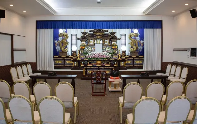 玉泉院 宇土会館で葬儀を行なった写真