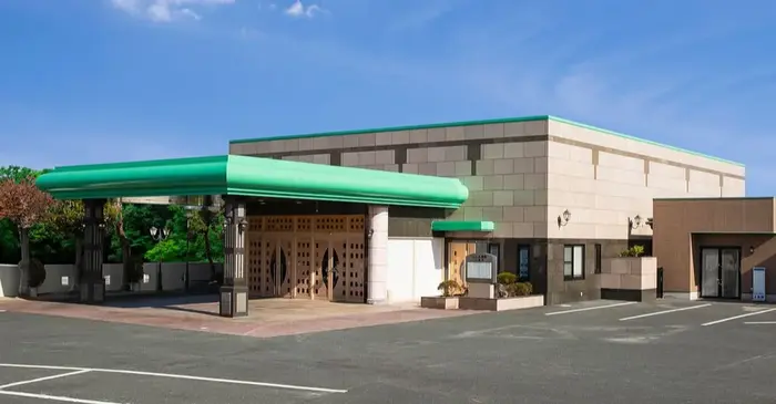 玉泉院　玉名会館で葬儀を行なった写真