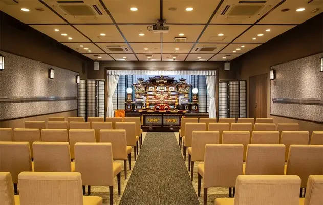 玉泉院　坂之上会館で葬儀を行なった写真