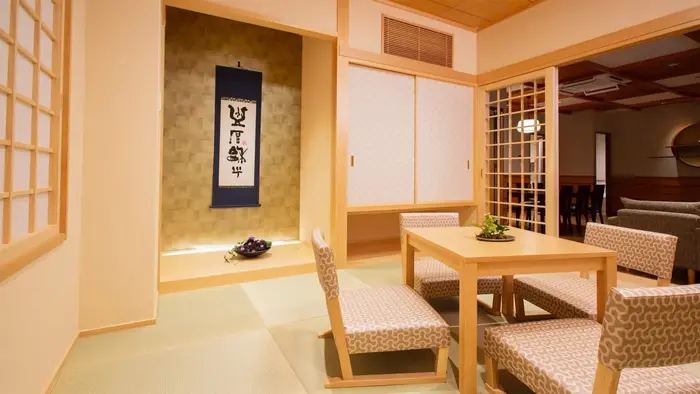 玉泉院　中山会館で葬儀を行なった写真