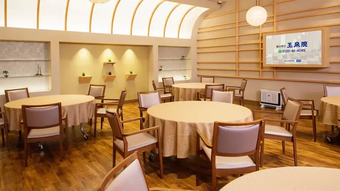 玉泉院　中山会館で葬儀を行なった写真