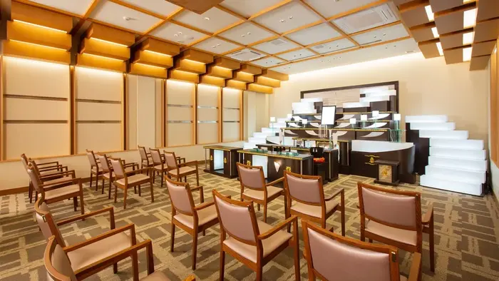 玉泉院　中山会館で葬儀を行なった写真