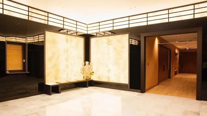 玉泉院　中山会館で葬儀を行なった写真