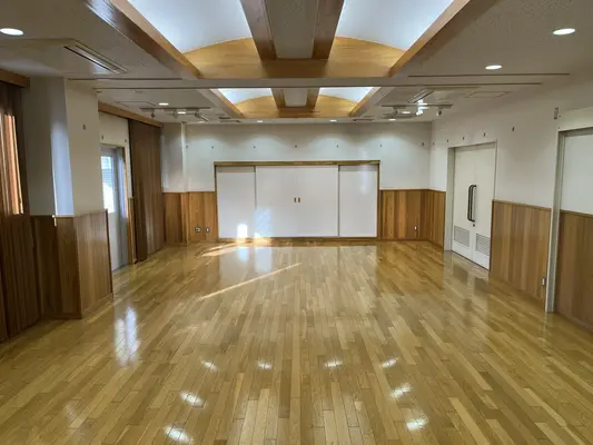 松原町コミュニティセンターで葬儀を行なった写真