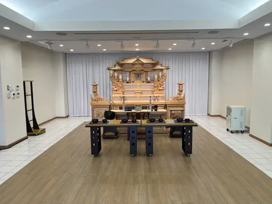 南山ホールで葬儀を行なった写真