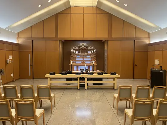 瑞穂斎場で葬儀を行なった写真