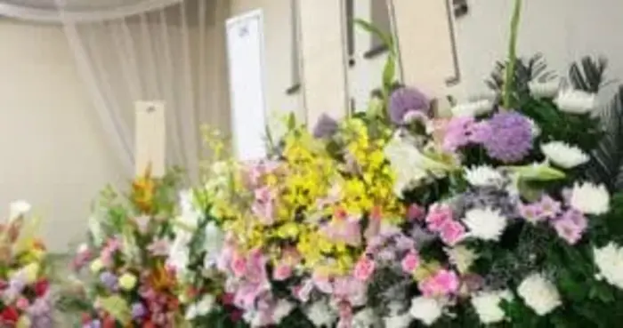 ティアお花茶屋で葬儀を行なった写真