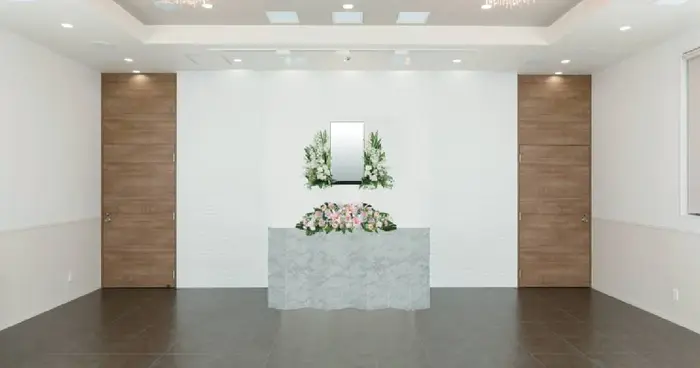 ティアお花茶屋で葬儀を行なった写真