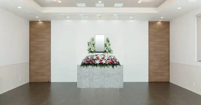 ティアお花茶屋で葬儀を行なった写真