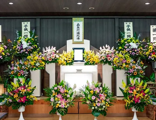 伊万里市山代家族葬・葬儀斎場で葬儀を行なった写真