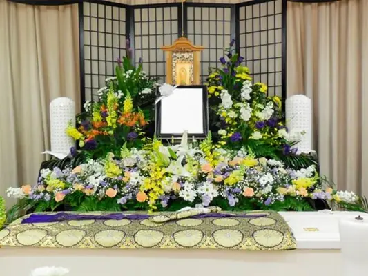 福岡市南区的場家族葬･葬儀斎場で葬儀を行なった写真