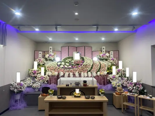 家族葬ホール思親館で葬儀を行なった写真