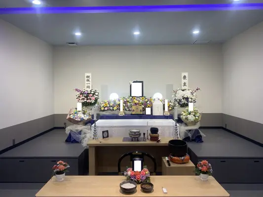 家族葬ホール思親館で葬儀を行なった写真