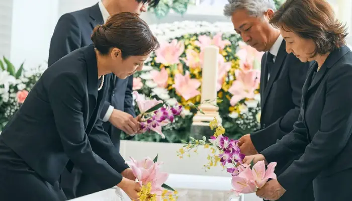 ティア春日部緑町で葬儀を行なった写真