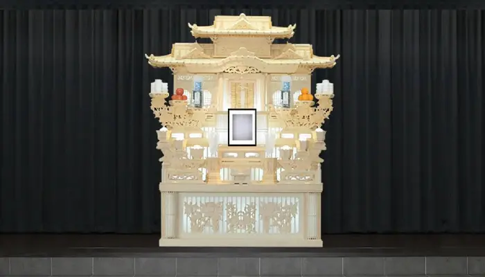 ティアせんげん台で葬儀を行なった写真